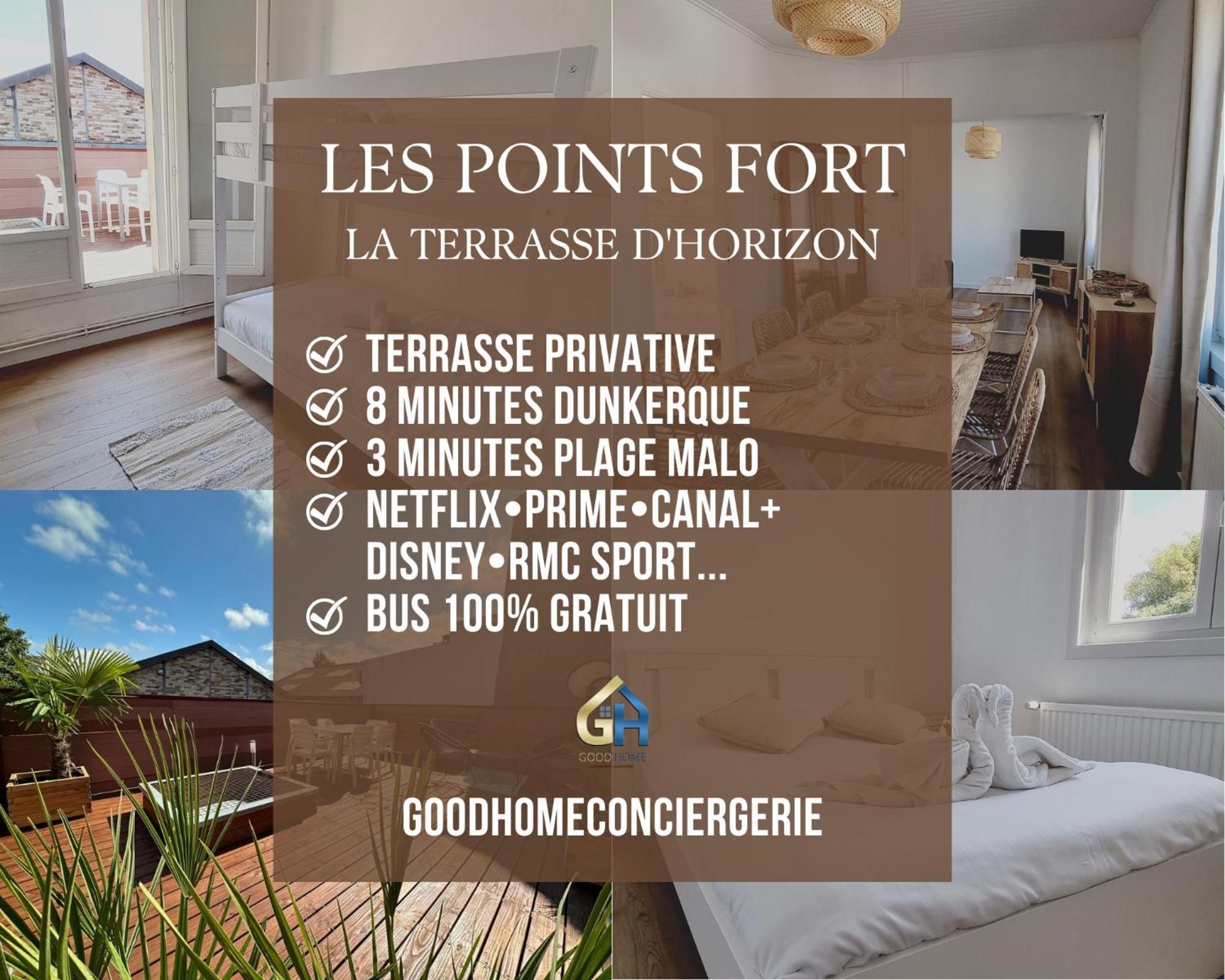 Goodhome*La Terrasse D'Horizon Дюнкерк Экстерьер фото